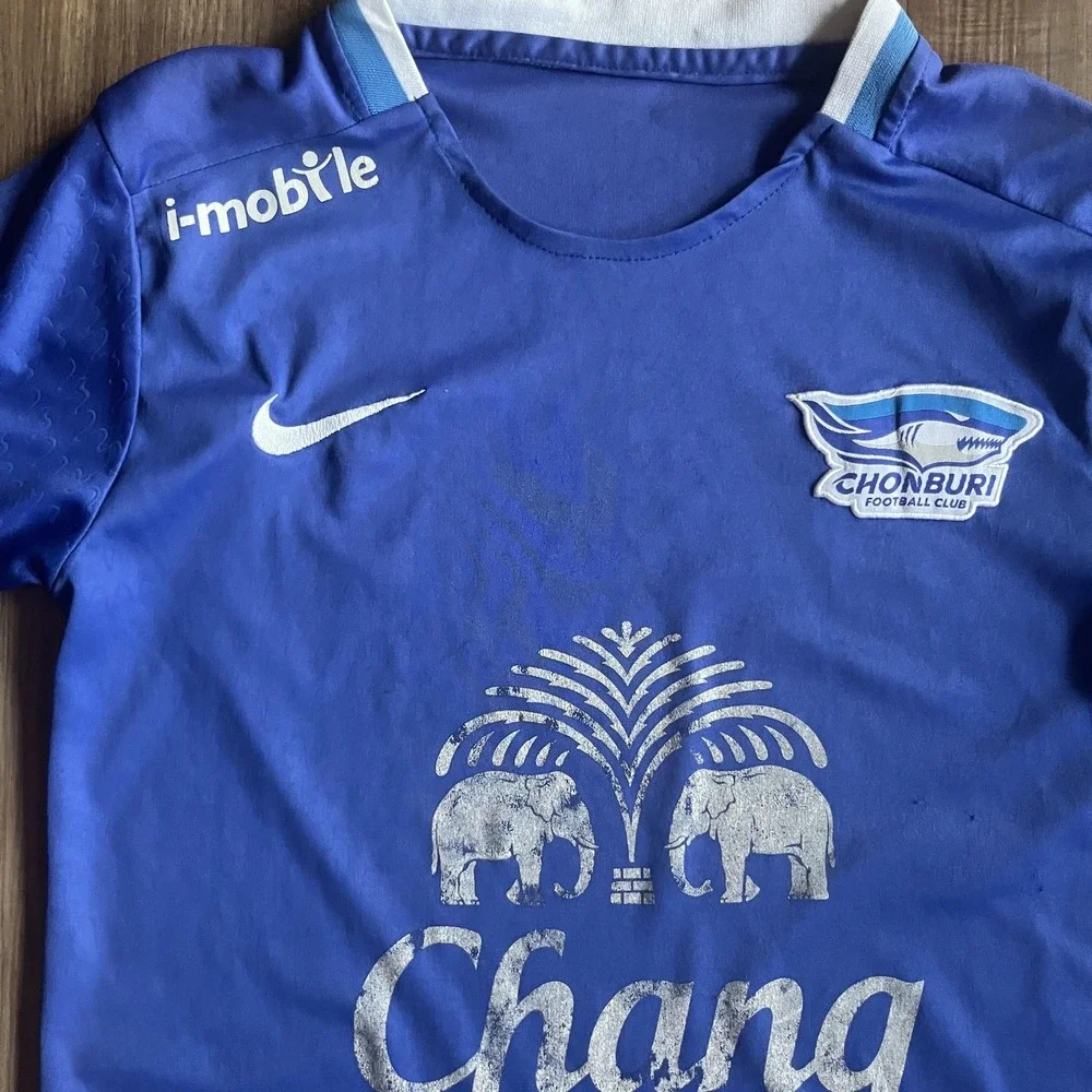 Chonburi Football Club Jersey Mens Blue Nike Soccer Football Chang i-mobile‎